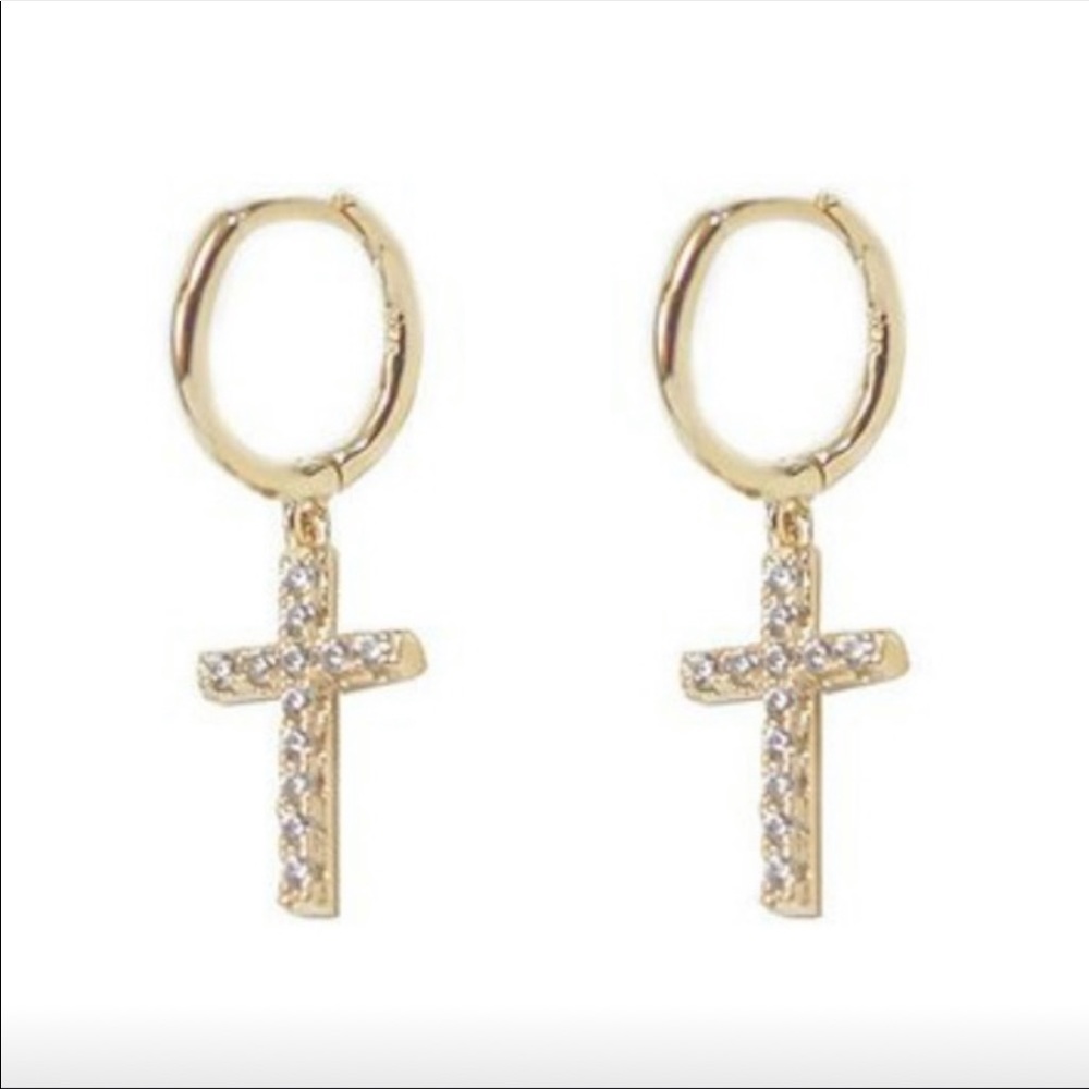 Brandnew Cross Earrings